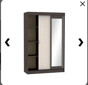 Šatní skříň s nočními stolky - 5