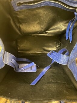 Kabelka Celine Electric Royal Blue Suede Phantom  Bag - 5