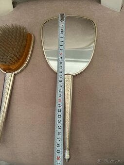 Gobelínová souprava zrcátko,kartáč a kabelka - 5