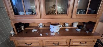 rustikální masivní příborník - 5