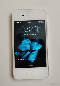 Prodám iPhone 4S 16GB White na díly - 5