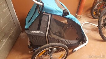 Croozer for kids 1 vozik za kolo velmi pĕkný - 5