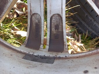 4x alu disky Opel 5x110 R17, letní pneu 215/50R17 - 5