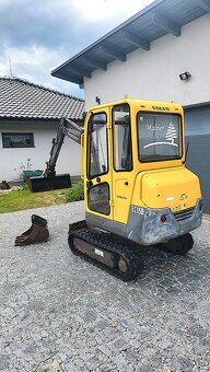 Minibagr VOLVO, rozšiřovací, rychloupínák, výbava, TOP STAV - 5
