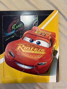 puzzle krtek, pedvídek pú, ledové království, auta, bing - 5