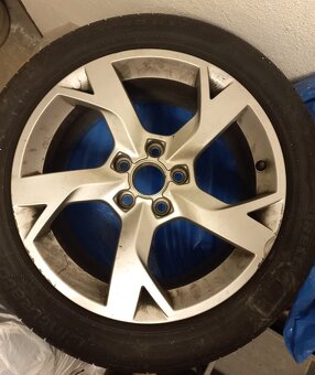 Audi alu kola 17″ 5x 112, originál, sada - 5