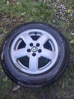 Alu kola 5x100 Octavia,Fabia,Roomster,Rapid 195/65 R15 - 5