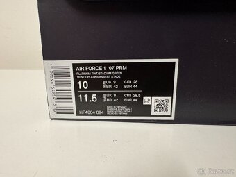 Nike Air Force 1 '07 PRM Patent Platinum Tint vel.44/28cm - 5