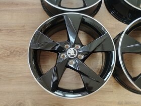 Nová Alu kola 5x100 R17 VOLANS Black - Škoda Kamiq, Scala - 5