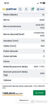 Dílenský stůl, pracovní ponk - 5