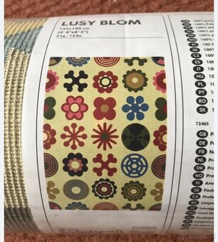 IKEA LUSY BLOM 133x195 cm - 5