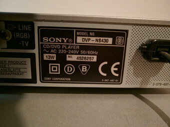 Receiver Sony STR-K780 + DVD player DVP-NS430 - 5