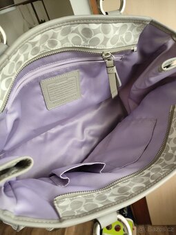 Kožená kabelka Coach - 5