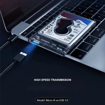 USB 3.0 na SATA III box pro 2.5palcový HDD a SSD - 5