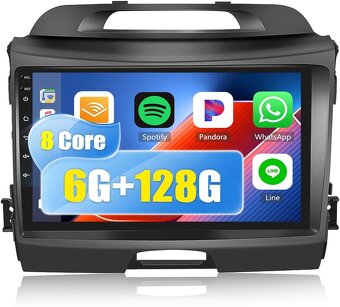 2 din autorádio 6GB RAM/125GB ÚLOŽIŠTĚ pro kia Sportage neb - 5