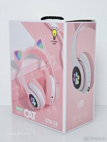 Dětská bluetooth bezdrátová sluchátka - nové - 5