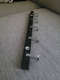 Černý věšák na zeď zn. IKEA - 5