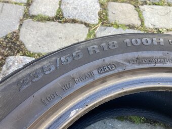 2ks zimních pneumatik KUMHO 235/55R18 100H 6-6,5mm DOT20219 - 5