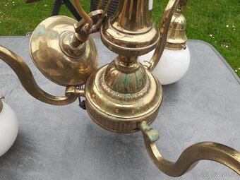 Lustr mosaz starožitnost - 5