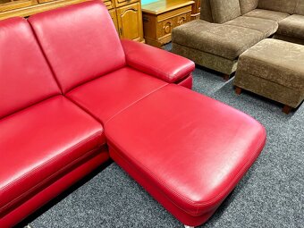 Sedací souprava tvaru U - kožená - SLEVA - 5