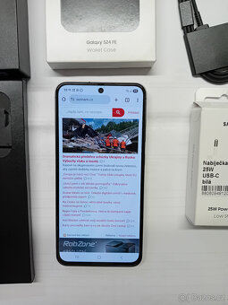 Samsung Galaxy S24 FE- 5G, RAM 8GB/256GB, TOP STAV - 5