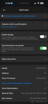 Chytrý prsten Ultrahuman Ring Air Matt Grey 12 - 5