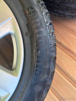 Originál ALU kola Audi 5x112 r17 zimní pneumatiky (bazar) - 5