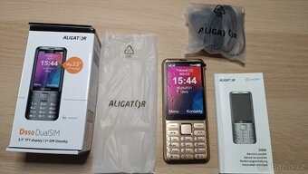 Aligator D950 Dual SIM - zlatý - 5