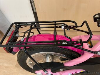 Dětské kolo PUKY YOUKE 12-1 Alu – růžové + boční kolečka - 5