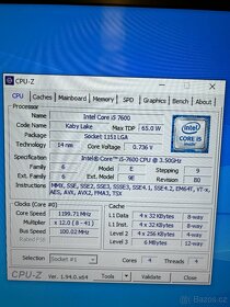 PC CPU Intel i5 7600, 8GB RAM, GTX 1060 6GB, SSD 250GB, WiFi - 5