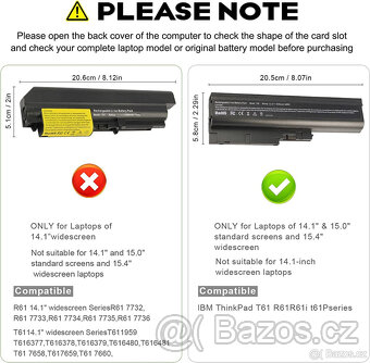 Extended baterie pro notebooky Lenovo (41+) ThinkPad (3.5h) - 5