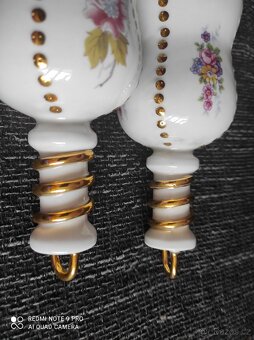 Párové zvonky Royal dux Bohemia v 18 cm - 5