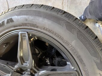 Alu r18 bmw x5 včetně zánovní pneu 255/55/18 - 5