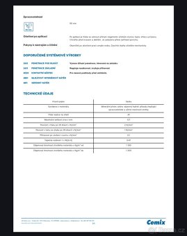 Omítka sádrová Cemix 4220 filcovaná 25 kg - 5
