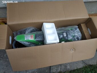 Nová benzínová dětská minikroska zelená 49ccm 10"kola - 5