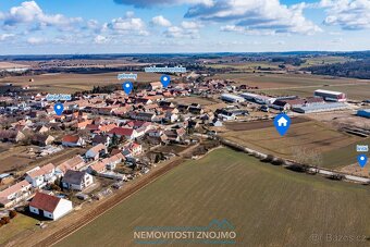 Prodej stavebního pozemku 2600m2, k.ú. Ctidružice u Znojma - 5