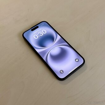 APPLE IPHONE 16 128GB-ČERNÝ, BATERIE 93%, ZÁRUKA - 5