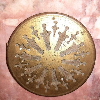 STAROŽITNÉ KRBOVÉ HODINY + SVÍCNY--FRANCIE 1920 - 5