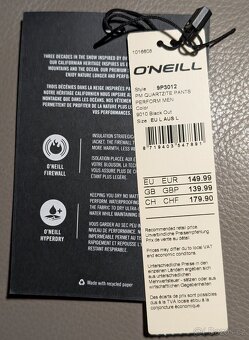 pánské lyžařské kalhoty O'Neill, velikost L, téměř nové - 5