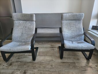 Rozkládací gauč + 2 křesla - 5