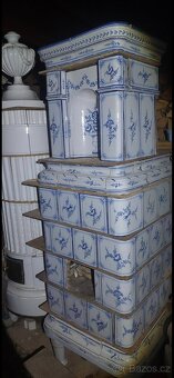 Kachlová kamna starozitná - 5