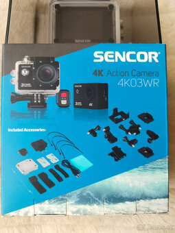 Nová akční kamera SENCOR 4K, WiFi, 2 baterie, dálkové ovládá - 5