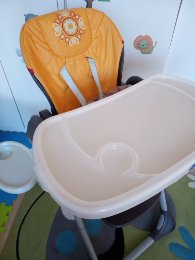2x houpátko/židle/lehátko, jídelní židle, chodítko-pavouk - 5