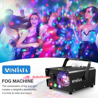 MOSFiATA 600W Smoke Machine RGB LED světla, - 5