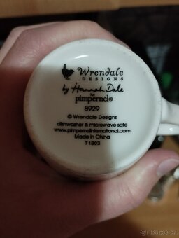 Wrendale set 2ks hrnečků s táckem - 5