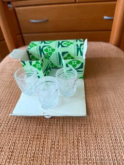 Talíře skleničky - 5