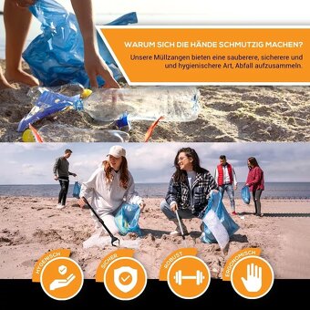 2 x kleště na odpad EZPIK® 80 cm - 5