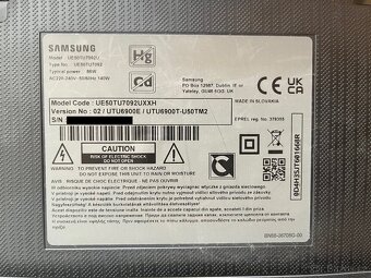 prodam Samsung 50“ Crystal UHD TV – UE50TU7092U - 5
