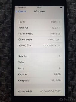 Iphone SE - 5
