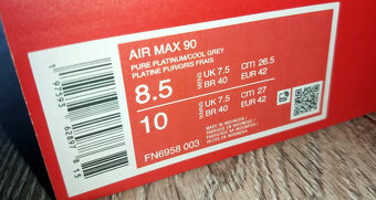 Nové, nenošené Nike Air Max 90, vel 42 - 5